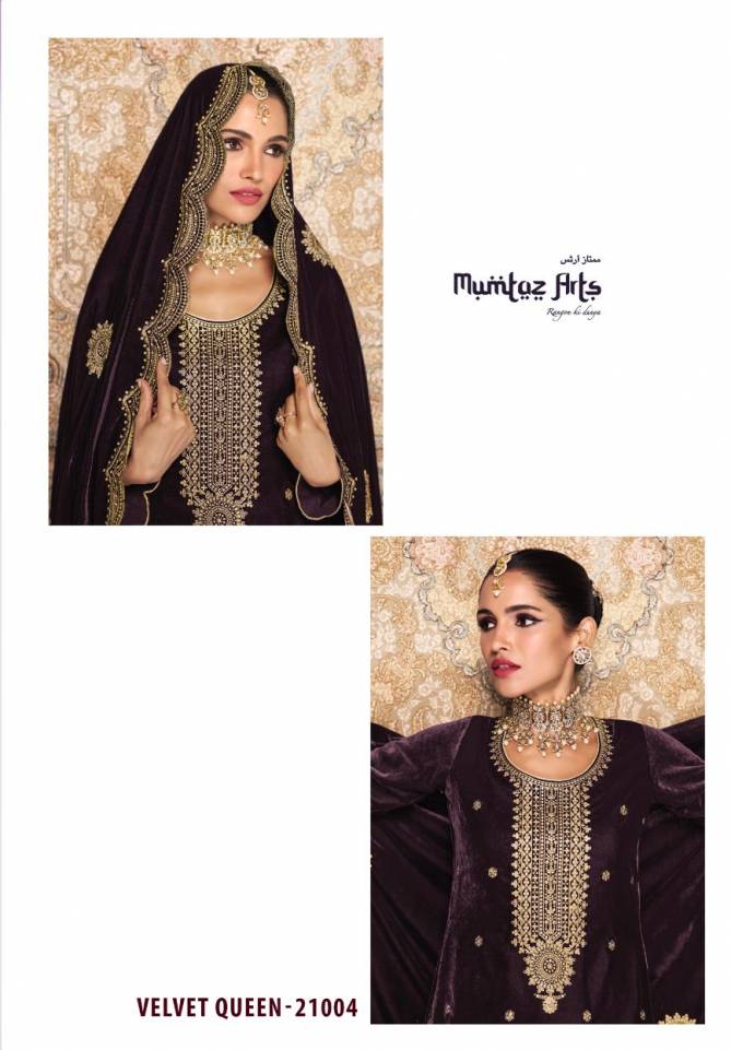 Velvet Queen By Mumtaz Arts Heavy Wedding Salwar Suits
 